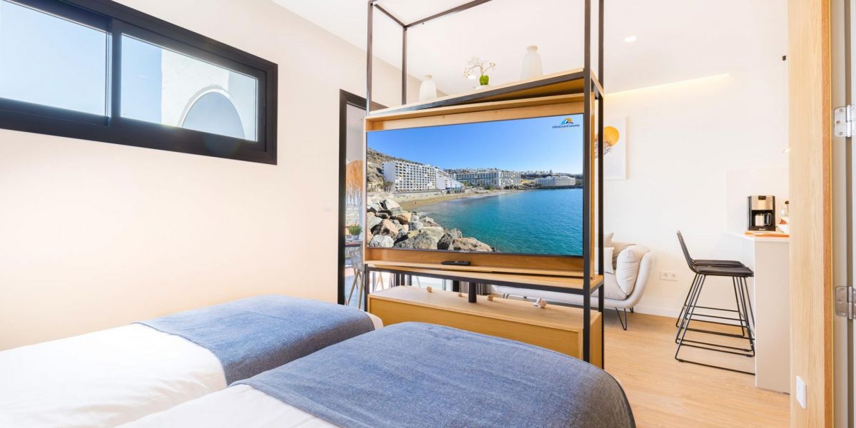 Apartamento 527 tv y camas