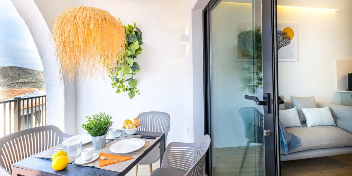 Apartamento 527 mesa terraza