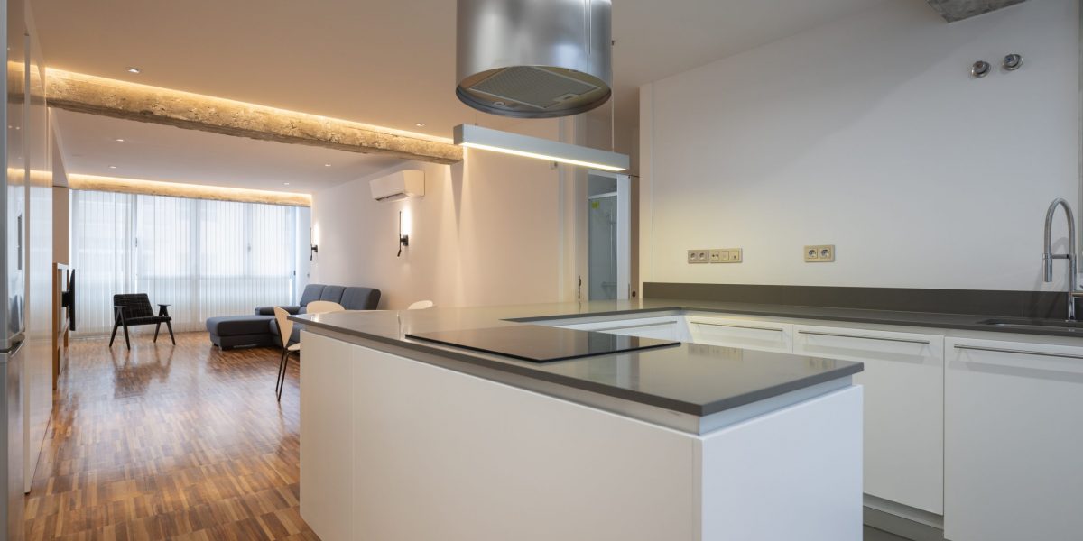 Piso Plazoleta de Perón cocina